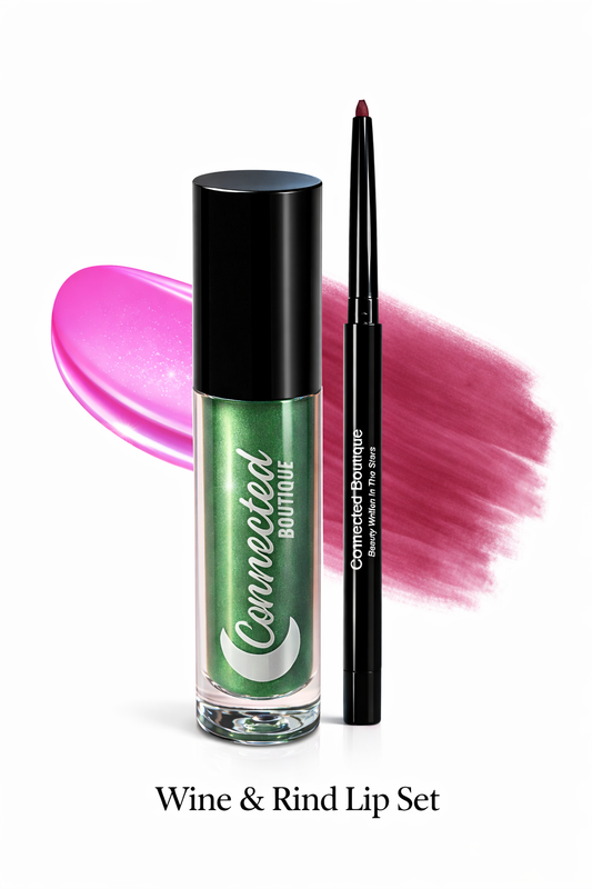 Wine & Rind Set – Lip Stain & Lip Liner Long-Lasting Lip Set