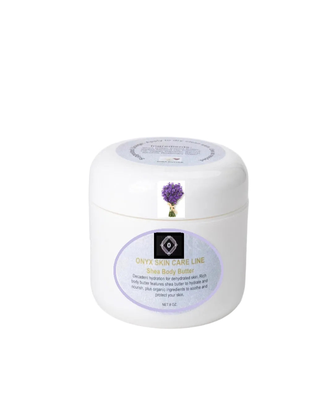 Lavender Infused Shea Body Butter 8 & 2 oz. Tubs